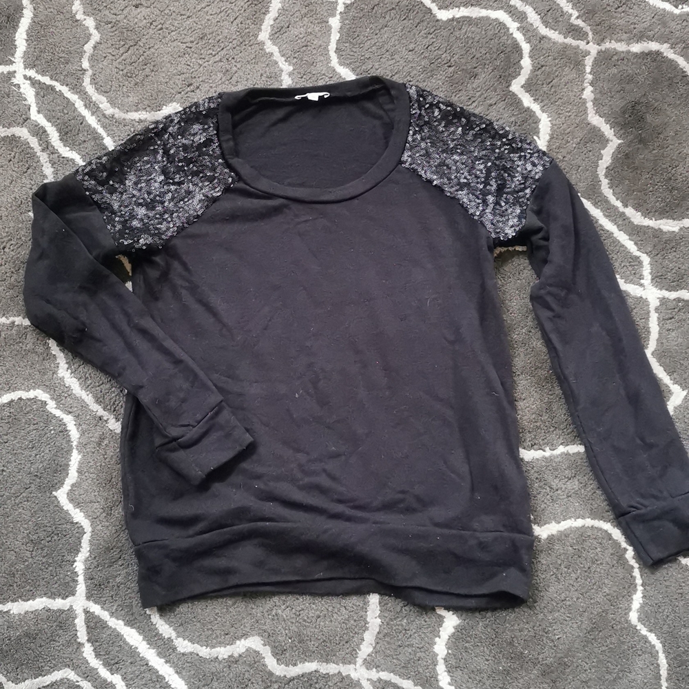 Splendid sequins sweater top size s